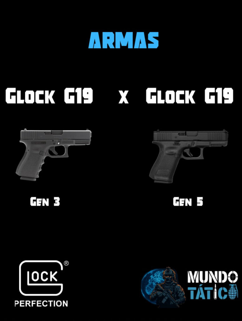 Glock G19 Gen 3 vs Glock G19 Gen 5